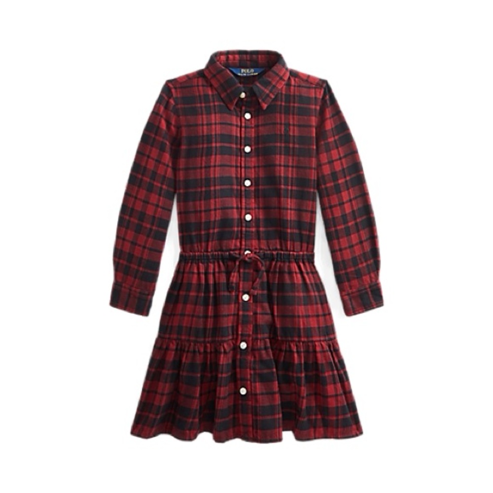 Ralph Lauren Plaid Cotton Twill Shirtdress